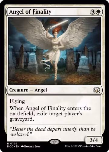 Angel of Finality (169), Commander: March of the Machine — Magic card price
