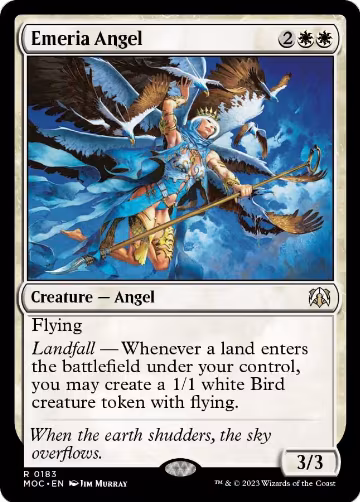 Emeria Angel (183), Commander: March of the Machine — Magic card price