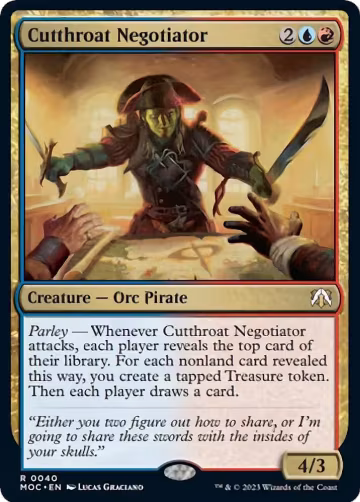 Cutthroat Negotiator (40), Commander: March of the Machine — Magic card price