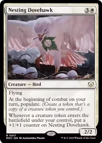 Nesting Dovehawk (17), Commander: March of the Machine — Magic card price