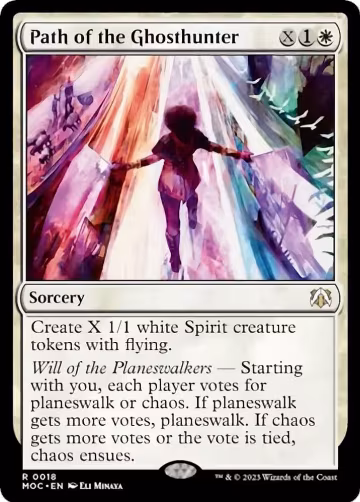 Path of the Ghosthunter (18), Commander: March of the Machine — Magic card price