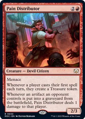 Pain Distributor (33), Commander: March of the Machine — Magic card price