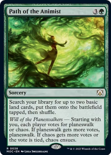 Path of the Animist (38), Commander: March of the Machine — Magic card price