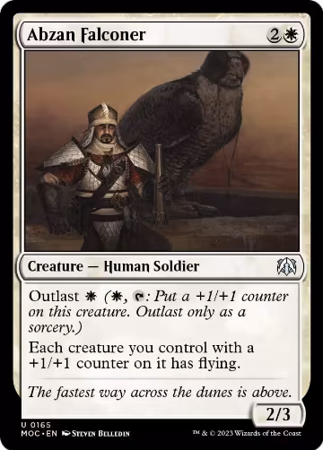 Abzan Falconer (165), Commander: March of the Machine — Magic card price