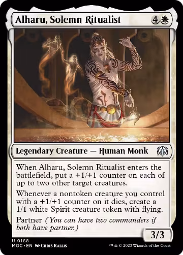 Alharu, Solemn Ritualist (168), Commander: March of the Machine — Magic card price