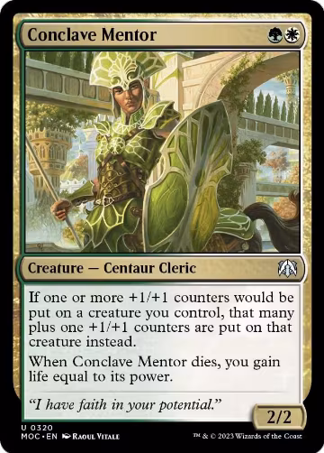 Conclave Mentor (320), Commander: March of the Machine — Magic card price