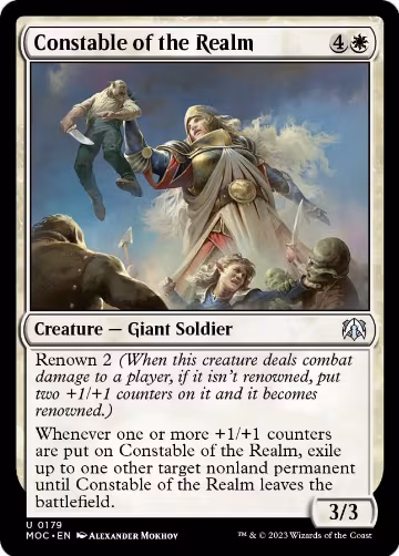 Constable of the Realm (179), Commander: March of the Machine — Magic card price