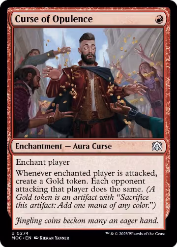 Curse of Opulence (274), Commander: March of the Machine — Magic card price