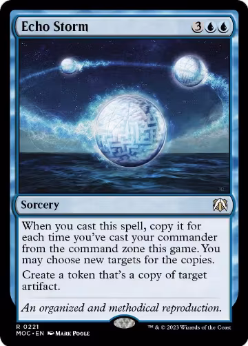 Echo Storm (221), Commander: March of the Machine — Magic card price