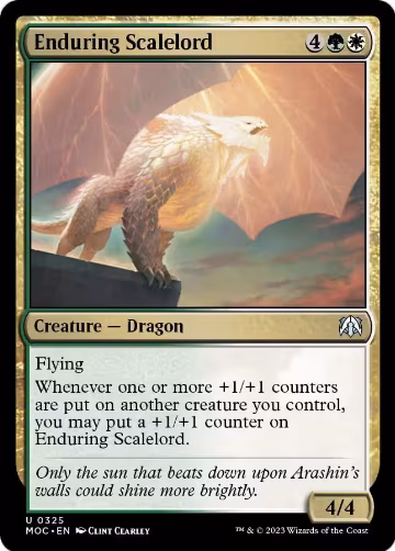 Enduring Scalelord (325), Commander: March of the Machine — Magic card price