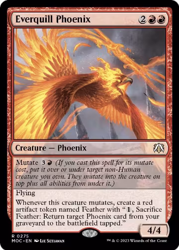 Everquill Phoenix (275), Commander: March of the Machine — Magic card price