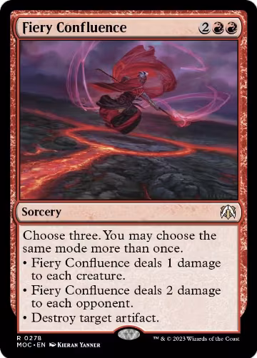 Fiery Confluence (278), Commander: March of the Machine — Magic card price