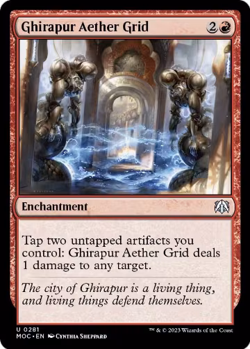 Ghirapur Aether Grid (281), Commander: March of the Machine — Magic card price
