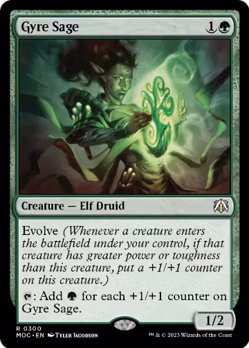 Gyre Sage (300), Commander: March of the Machine — Magic card price