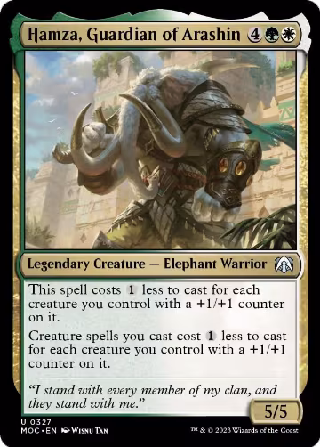 Hamza, Guardian of Arashin (327), Commander: March of the Machine — Magic card price