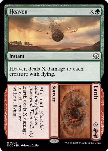 Heaven // Earth (328), Commander: March of the Machine — Magic card price