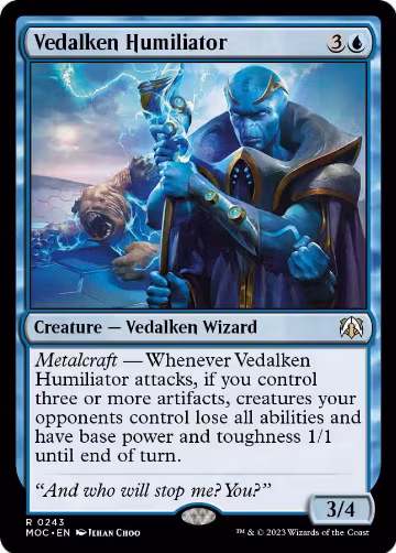 Vedalken Humiliator (243), Commander: March of the Machine — Magic card price