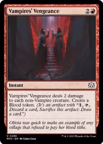 Vampires' Vengeance (289), Commander: March of the Machine — Magic card price