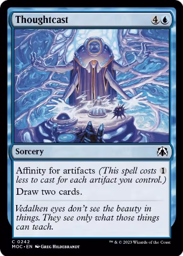 Thoughtcast (242), Commander: March of the Machine — Magic card price