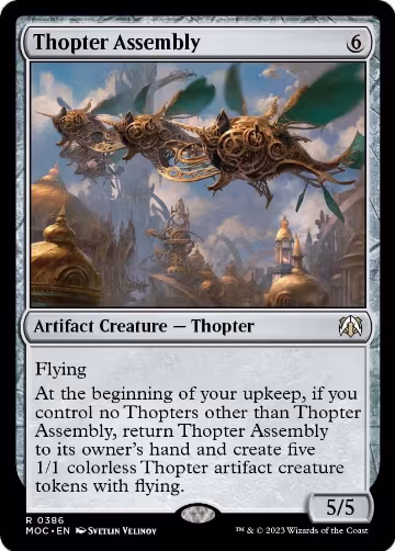Thopter Assembly (386), Commander: March of the Machine — Magic card price