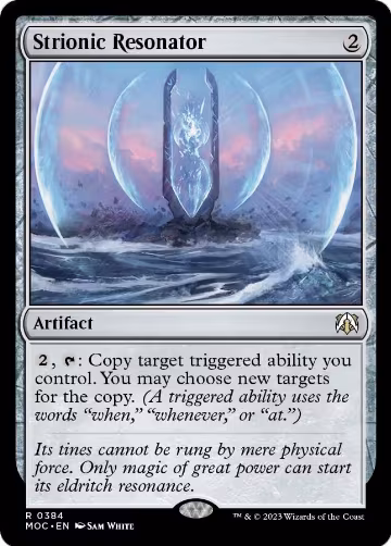 Strionic Resonator (384), Commander: March of the Machine — Magic card price