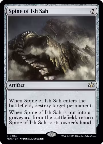 Spine of Ish Sah (383), Commander: March of the Machine — Magic card price