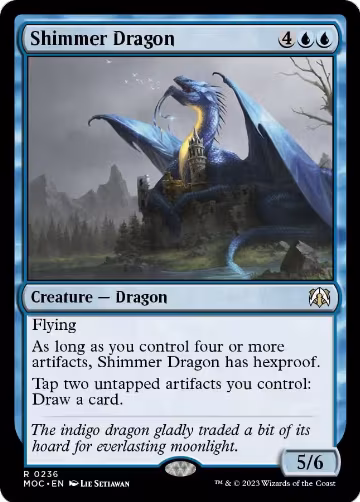 Shimmer Dragon (236), Commander: March of the Machine — Magic card price
