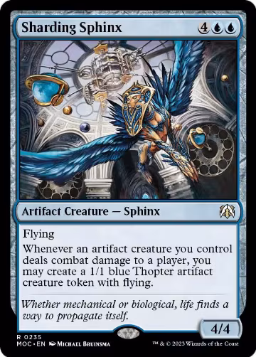 Sharding Sphinx (235), Commander: March of the Machine — Magic card price