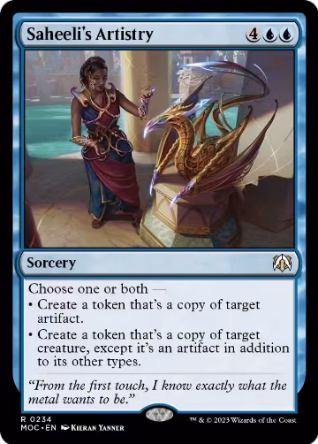 Saheeli's Artistry (234), Commander: March of the Machine — Magic card price