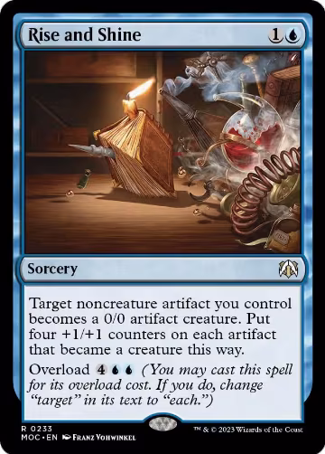 Rise and Shine (233), Commander: March of the Machine — Magic card price