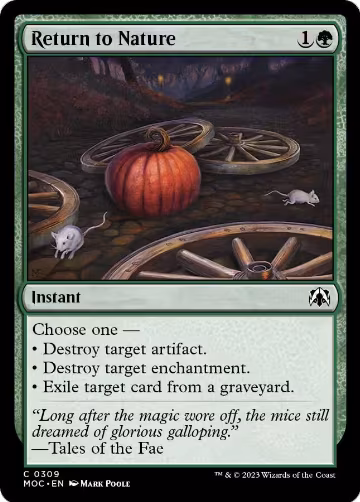Return to Nature (309), Commander: March of the Machine — Magic card price