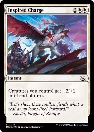 Inspired Charge (19), March of the Machine — Magic card price