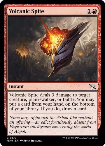 Volcanic Spite (170), March of the Machine — Magic card price