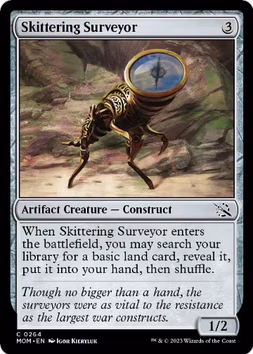 Skittering Surveyor (264), March of the Machine — Magic card price