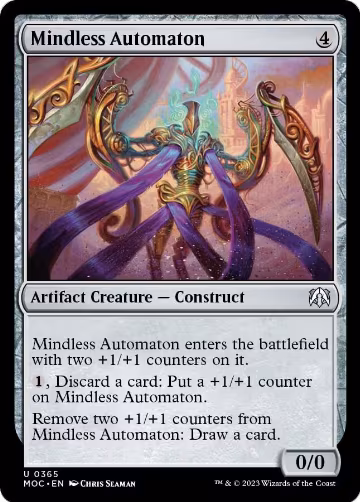 Mindless Automaton (365), Commander: March of the Machine — Magic card price