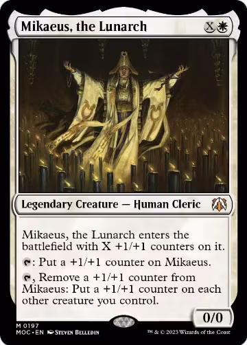 Mikaeus, the Lunarch (197), Commander: March of the Machine — Magic card price