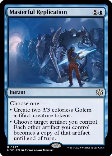 Masterful Replication (227), Commander: March of the Machine — Magic card price