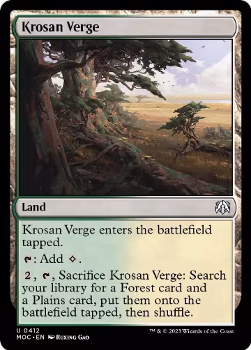 Krosan Verge (412), Commander: March of the Machine — Magic card price