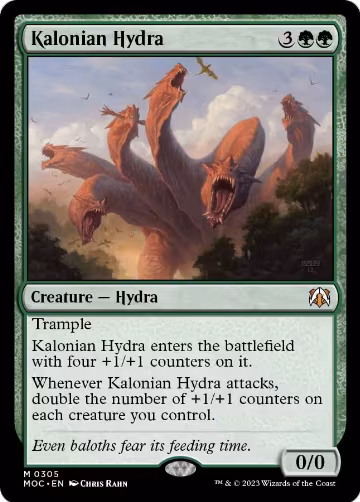 Kalonian Hydra (305), Commander: March of the Machine — Magic card price