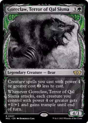 Goreclaw, Terror of Qal Sisma (27), March of the Machine: Multiverse Legends — Magic card price