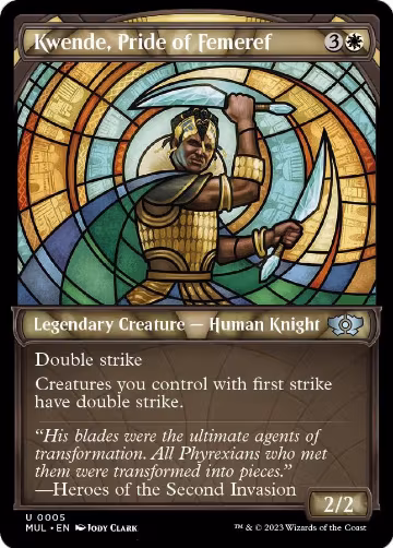 Kwende, Pride of Femeref (5), March of the Machine: Multiverse Legends — Magic card price