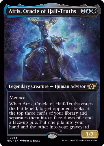 Atris, Oracle of Half-Truths (34), March of the Machine: Multiverse Legends — Magic card price