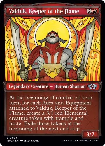 Valduk, Keeper of the Flame (24), March of the Machine: Multiverse Legends — Magic card price