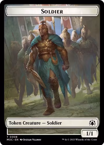 Soldier // Insect Double-Sided Token (8 // 31), Commander: March of the Machine — Magic card price