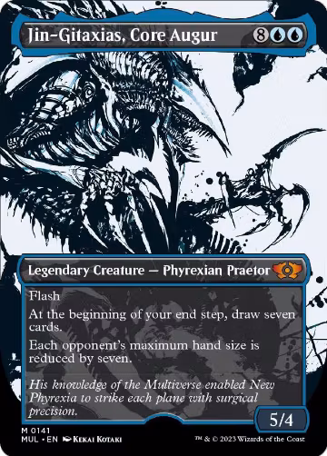 Jin-Gitaxias, Core Augur (Halo Foil) (141), March of the Machine: Multiverse Legends — Magic card price