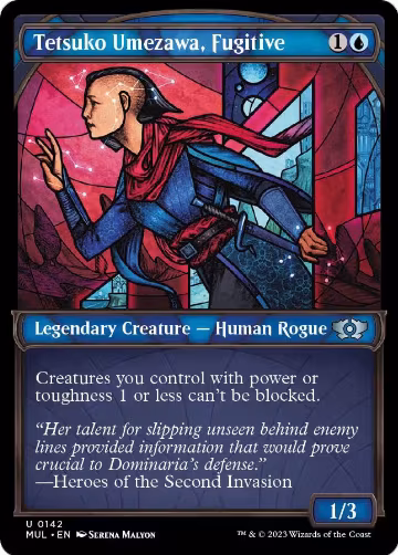 Tetsuko Umezawa, Fugitive (Halo Foil) (142), March of the Machine: Multiverse Legends — Magic card price