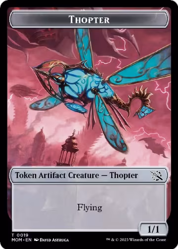 Thopter // Beast Double-sided Token (19 // 28), March of the Machine — Magic card price