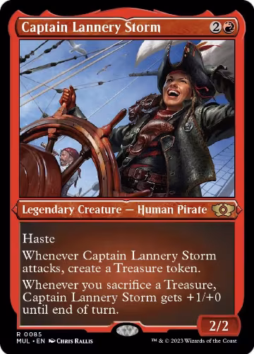 Captain Lannery Storm (Foil Etched) (85), March of the Machine: Multiverse Legends — Magic card price