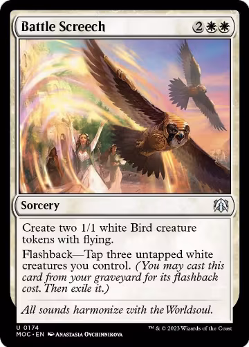 Battle Screech (174), Commander: March of the Machine — Magic card price