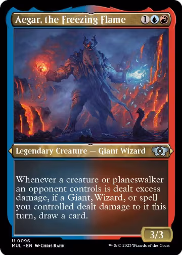 Aegar, the Freezing Flame (Foil Etched) (96), March of the Machine: Multiverse Legends — Magic card price